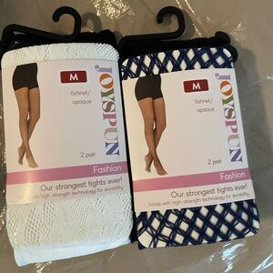 Joyspun Control Top Tights Lot 2 Packs Of 2